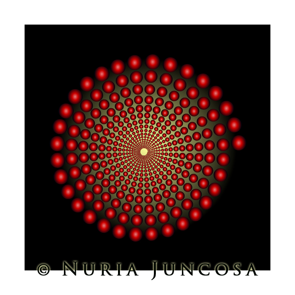RED INCREMENTATIONS by Nuria Juncosa